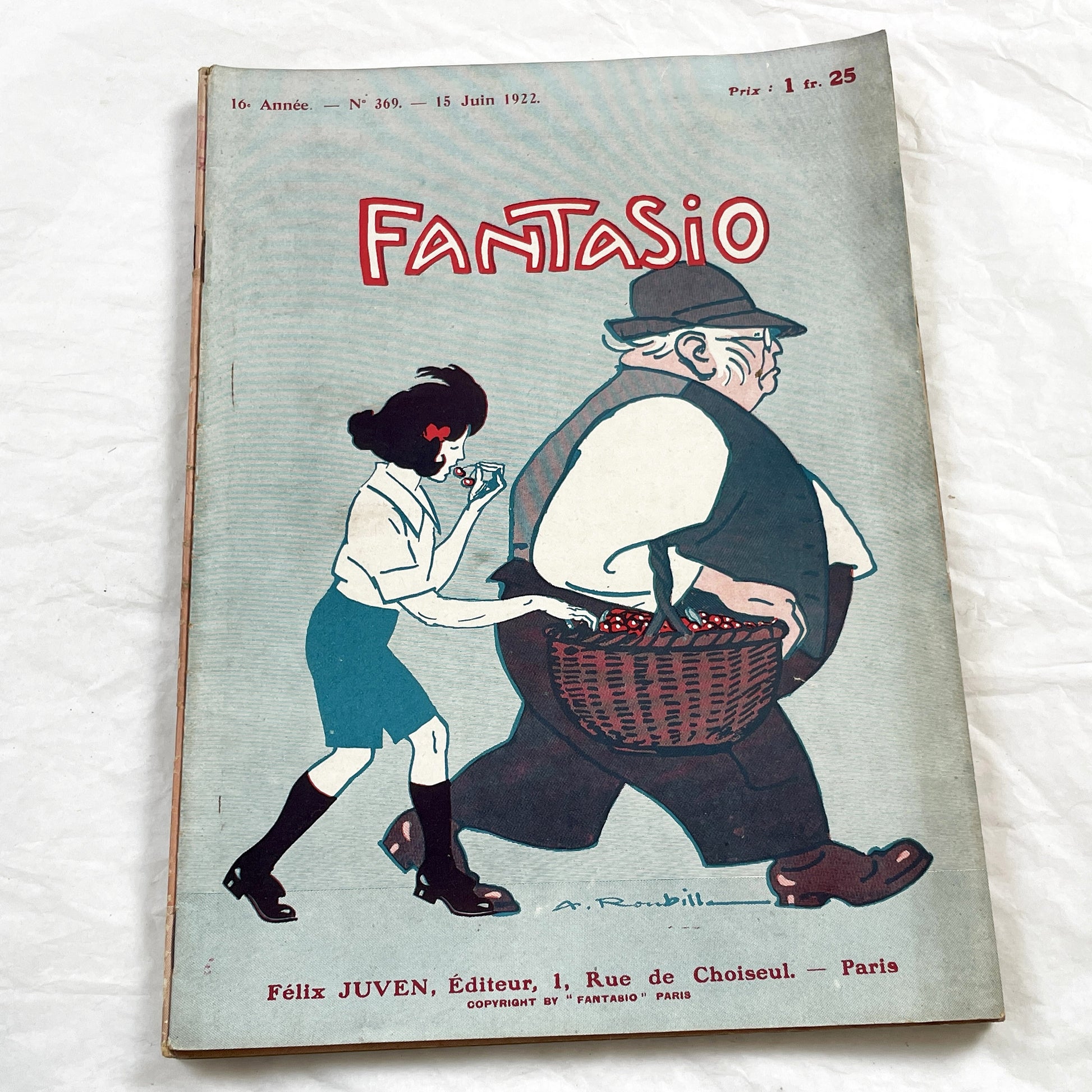 1920s - French magazine "Fantasio" with articles, photos, advertising, etc. - 1922 - 36 pages