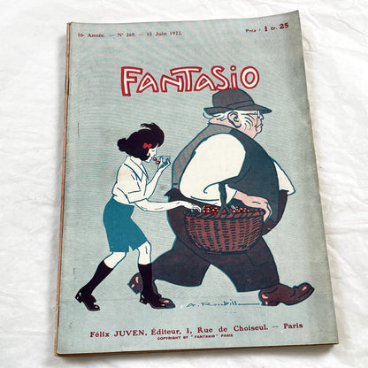 1920s - French magazine "Fantasio" with articles, photos, advertising, etc. - 1922 - 36 pages
