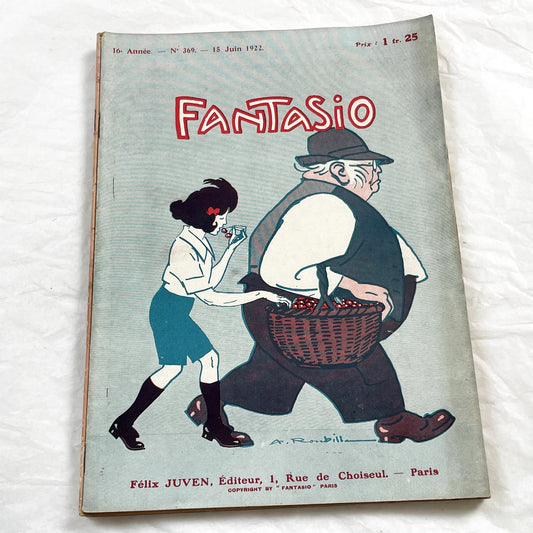 1920s - French magazine "Fantasio" with articles, photos, advertising, etc. - 1922 - 36 pages