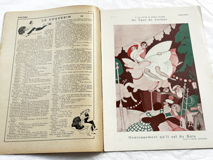 1920s - French magazine "Fantasio" with articles, photos, advertising, etc. - 1922 - 30 pages - Two pages missing