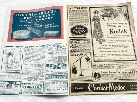 1920s - French magazine "Fantasio" with articles, photos, advertising, etc. - 1922 - 36 pages