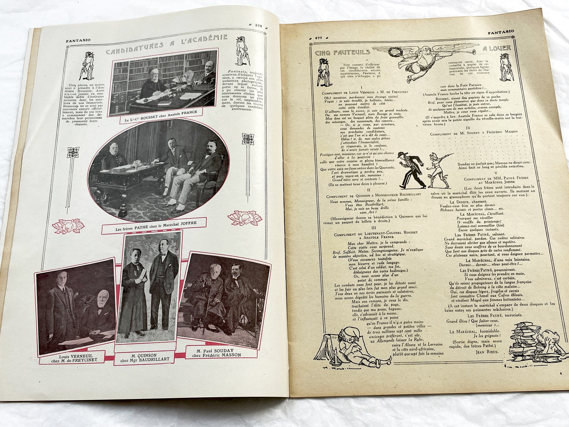 1920s - French magazine "Fantasio" with articles, photos, advertising, etc. - 1922 - 36 pages