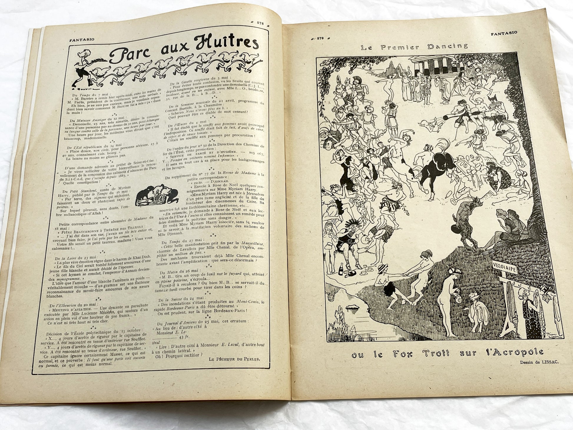 1920s - French magazine "Fantasio" with articles, photos, advertising, etc. - 1922 - 36 pages