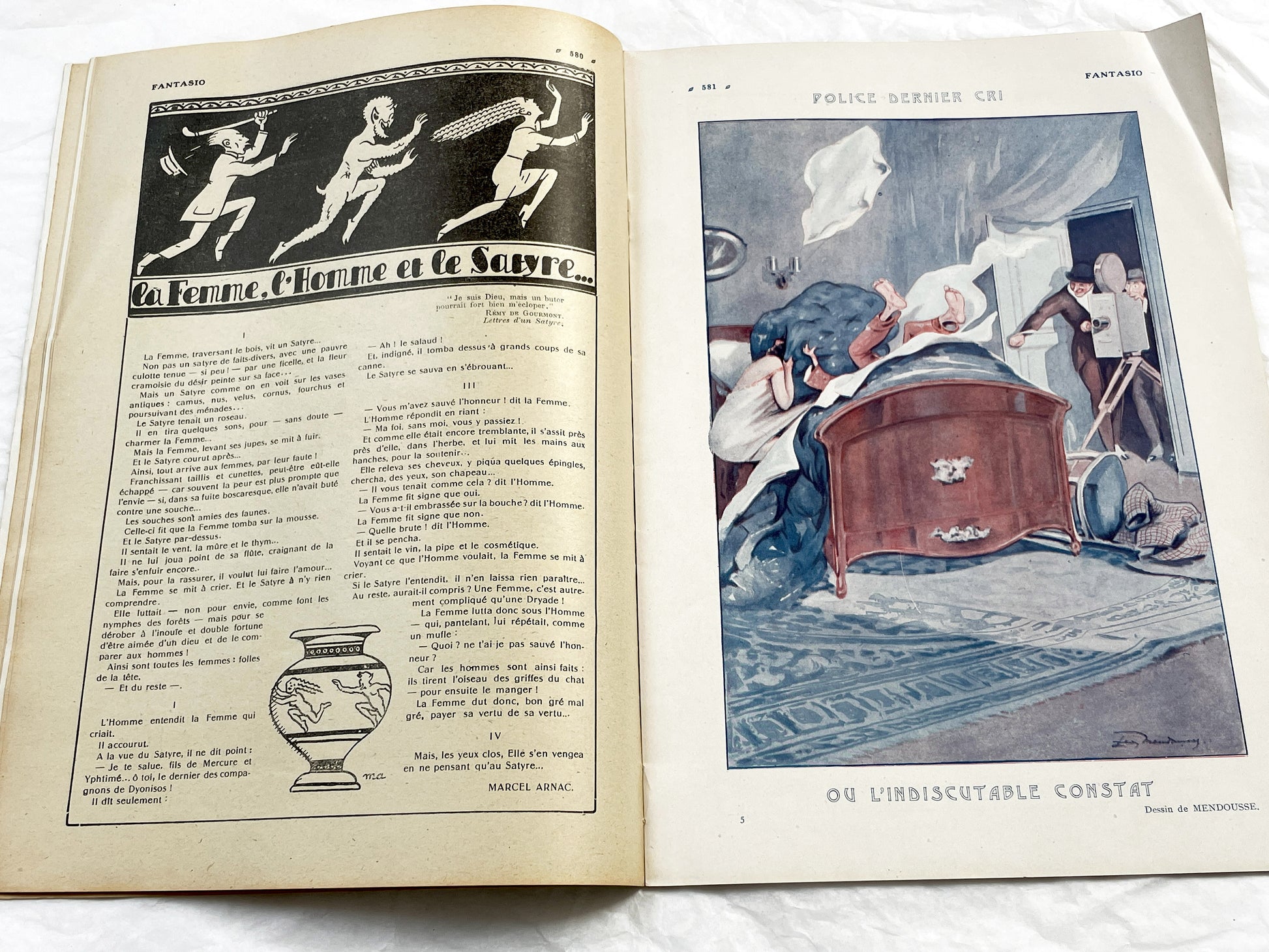1920s - French magazine "Fantasio" with articles, photos, advertising, etc. - 1922 - 36 pages