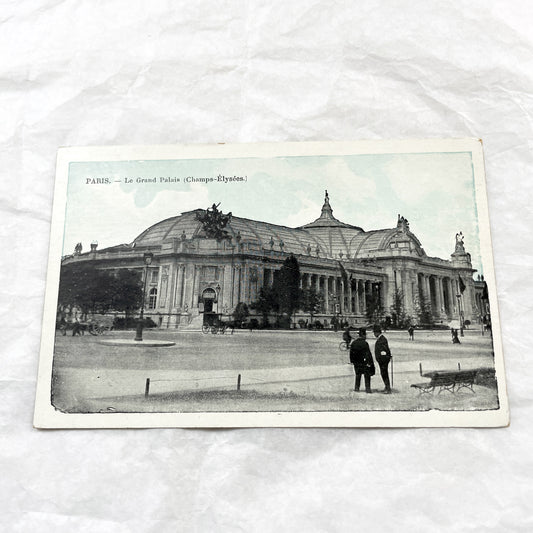 1900s - Vintage Paris Grand Palais Postcard - Champs-Élysées Architecture - Early 20th Century French Souvenir