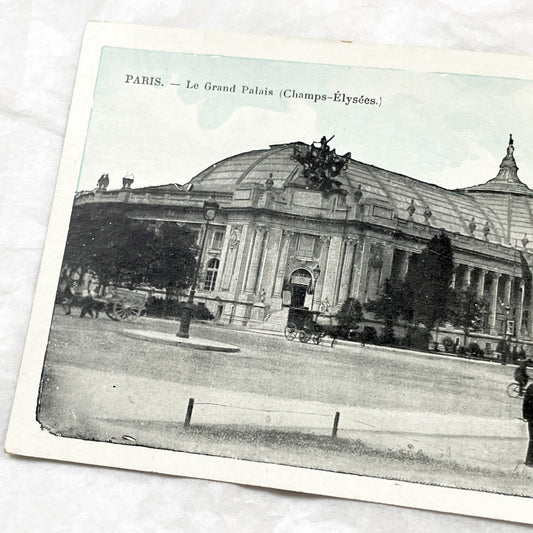 1900s - Vintage Paris Grand Palais Postcard - Champs-Élysées Architecture - Early 20th Century French Souvenir