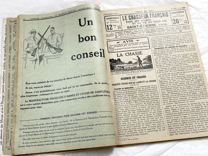 1930s – French Magazine - Le Chasseur Français - French vintage illustrated lifestyle & advertising publication