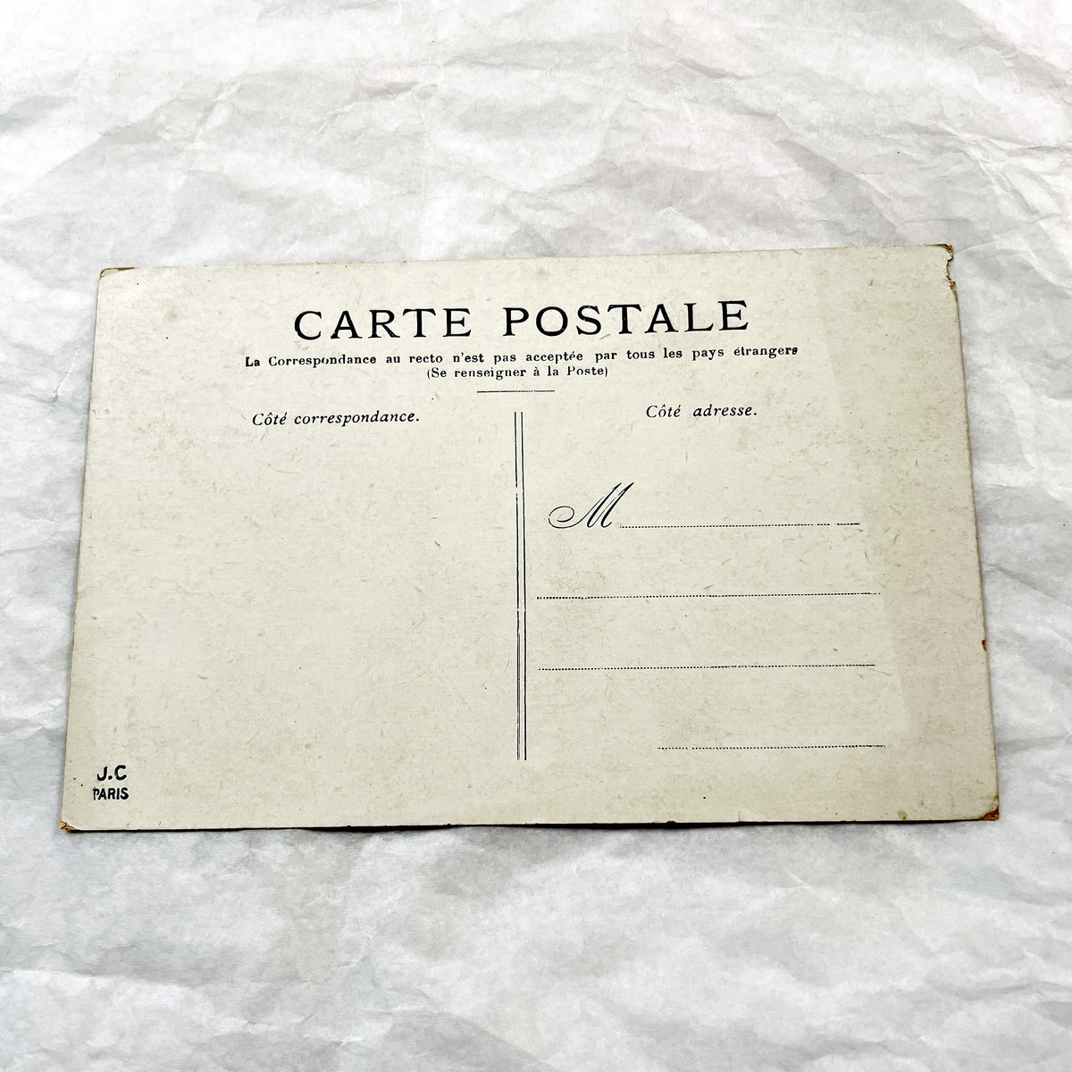 1900s - Vintage Postcard Paris Notre Dame Cathedral - Historic French Architecture Landmark - Horse Carriage Scene Antique Collectible