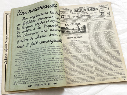 1930s – French Magazine - Le Chasseur Français - French vintage illustrated lifestyle & advertising publication
