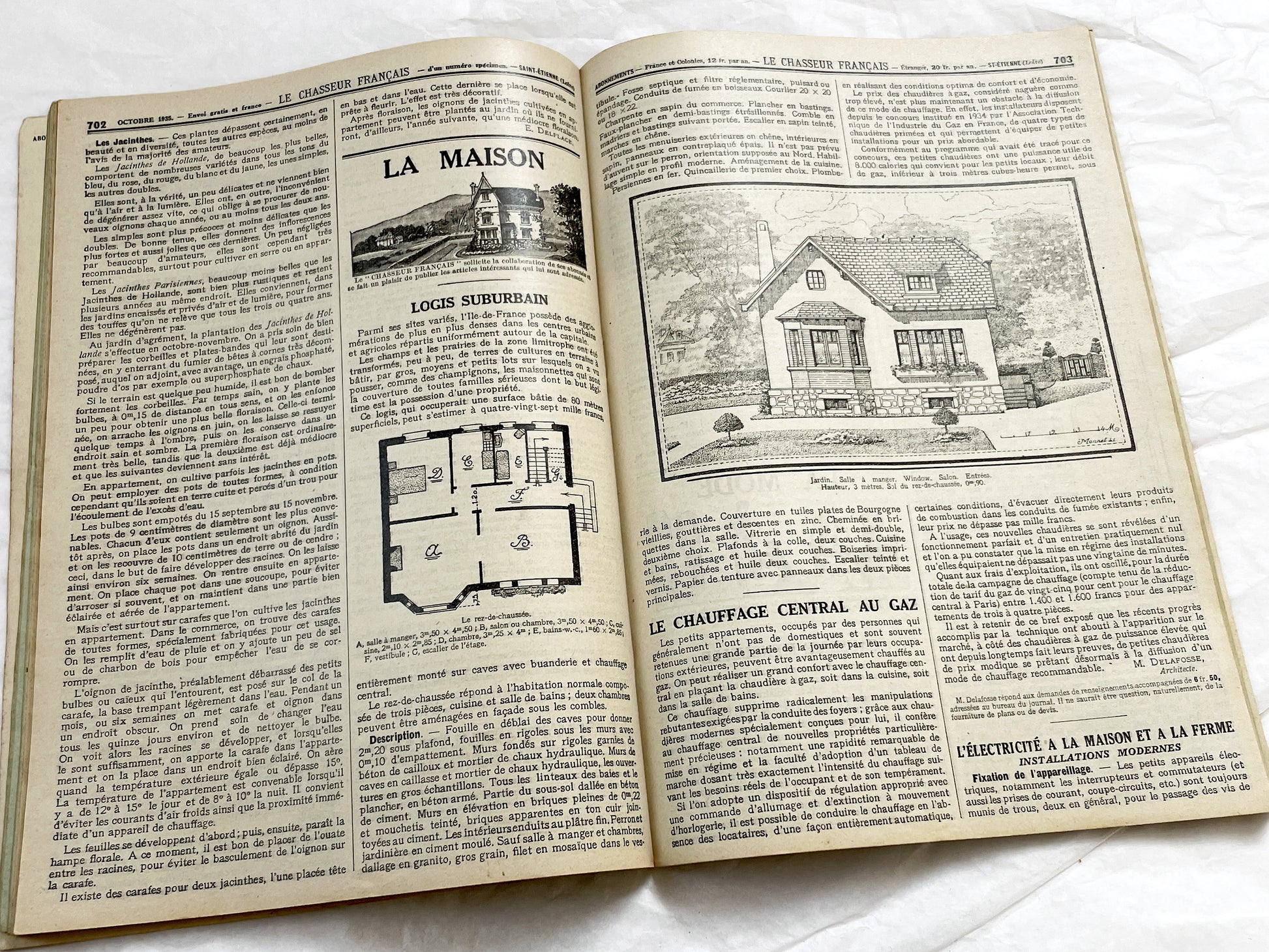 1930s – French Magazine - Le Chasseur Français - French vintage illustrated lifestyle & advertising publication