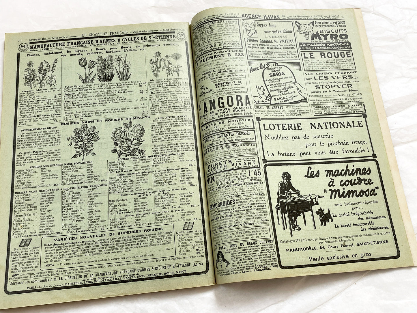 1930s – French Magazine - Le Chasseur Français - French vintage illustrated lifestyle & advertising publication