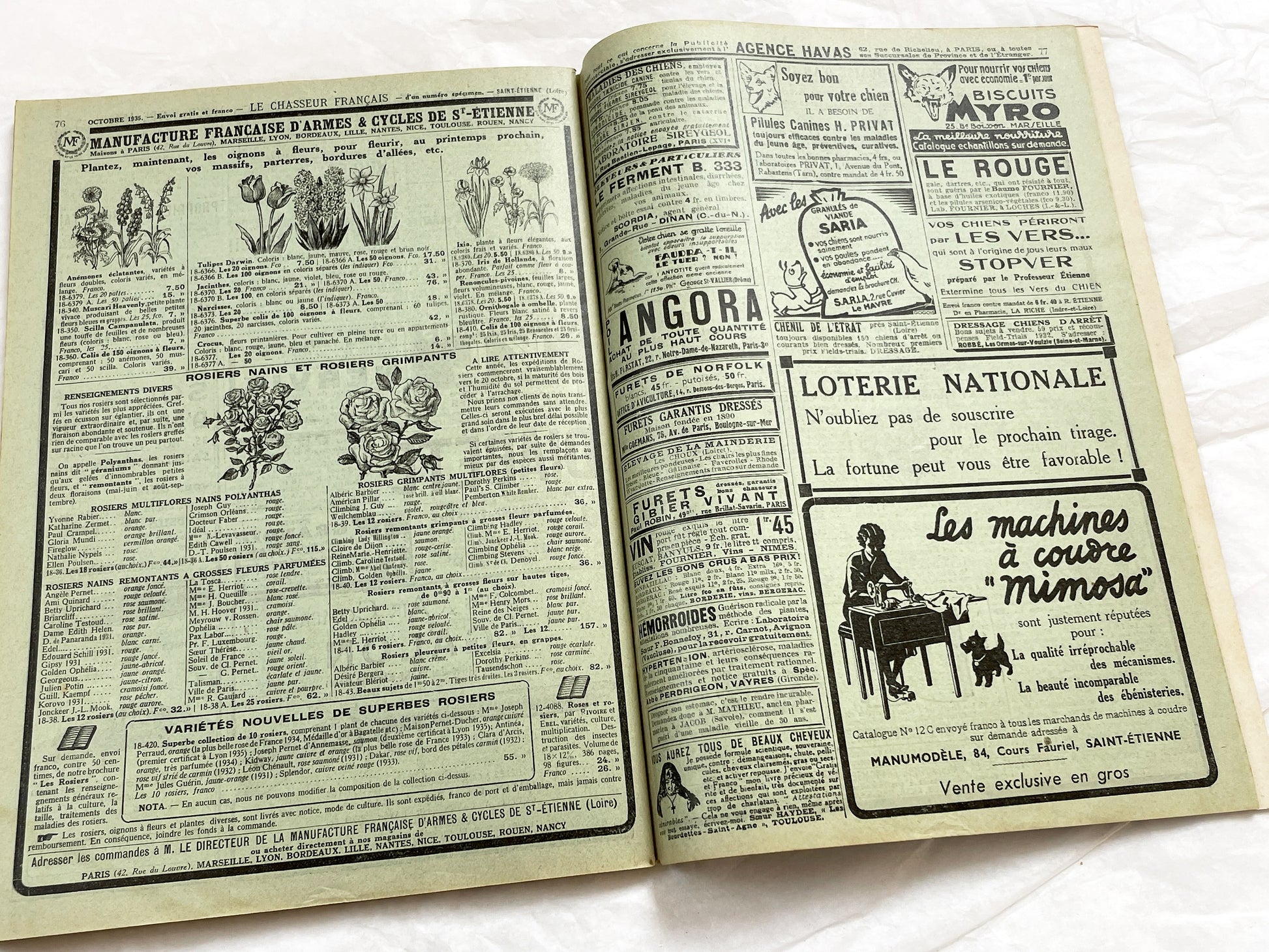 1930s – French Magazine - Le Chasseur Français - French vintage illustrated lifestyle & advertising publication