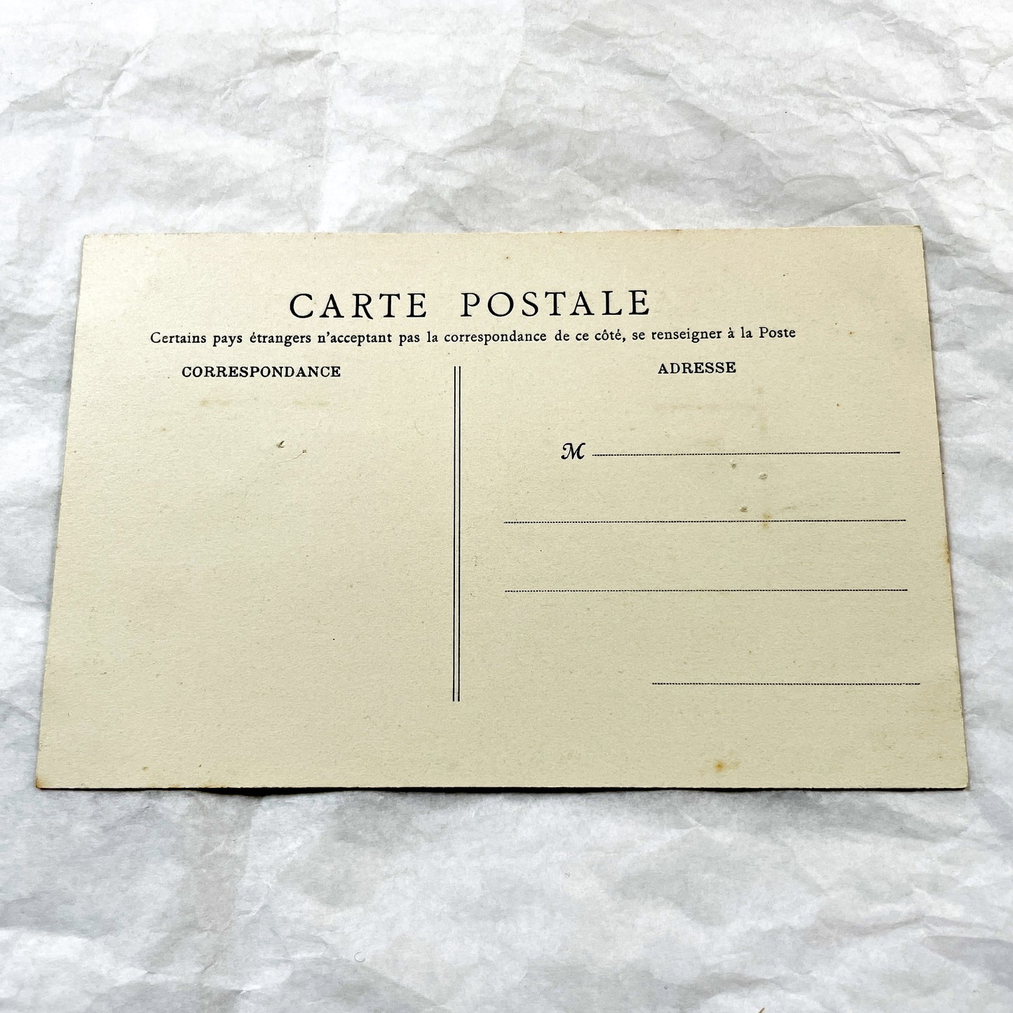 1900s - Vintage Paris La Sorbonne Postcard Black and White French Architecture - Landmark Building View - Historic Cityscape Collectible