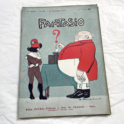1920s - French magazine "Fantasio" with articles, photos, advertising, etc. - 1922 - 36 pages