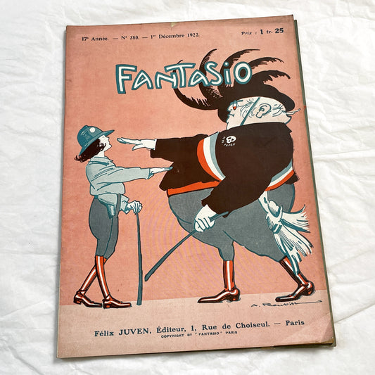 1920s - French magazine "Fantasio" with articles, photos, advertising, etc. - 1922 - 36 pages