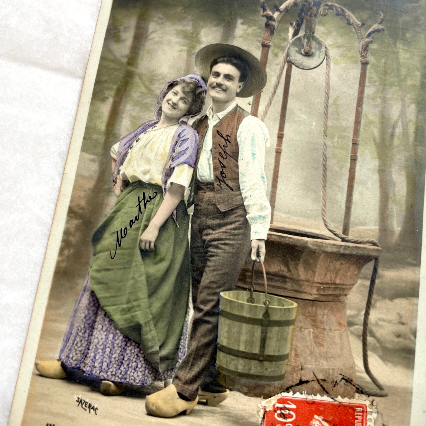 1910s - French Postcard - Romantic Couple