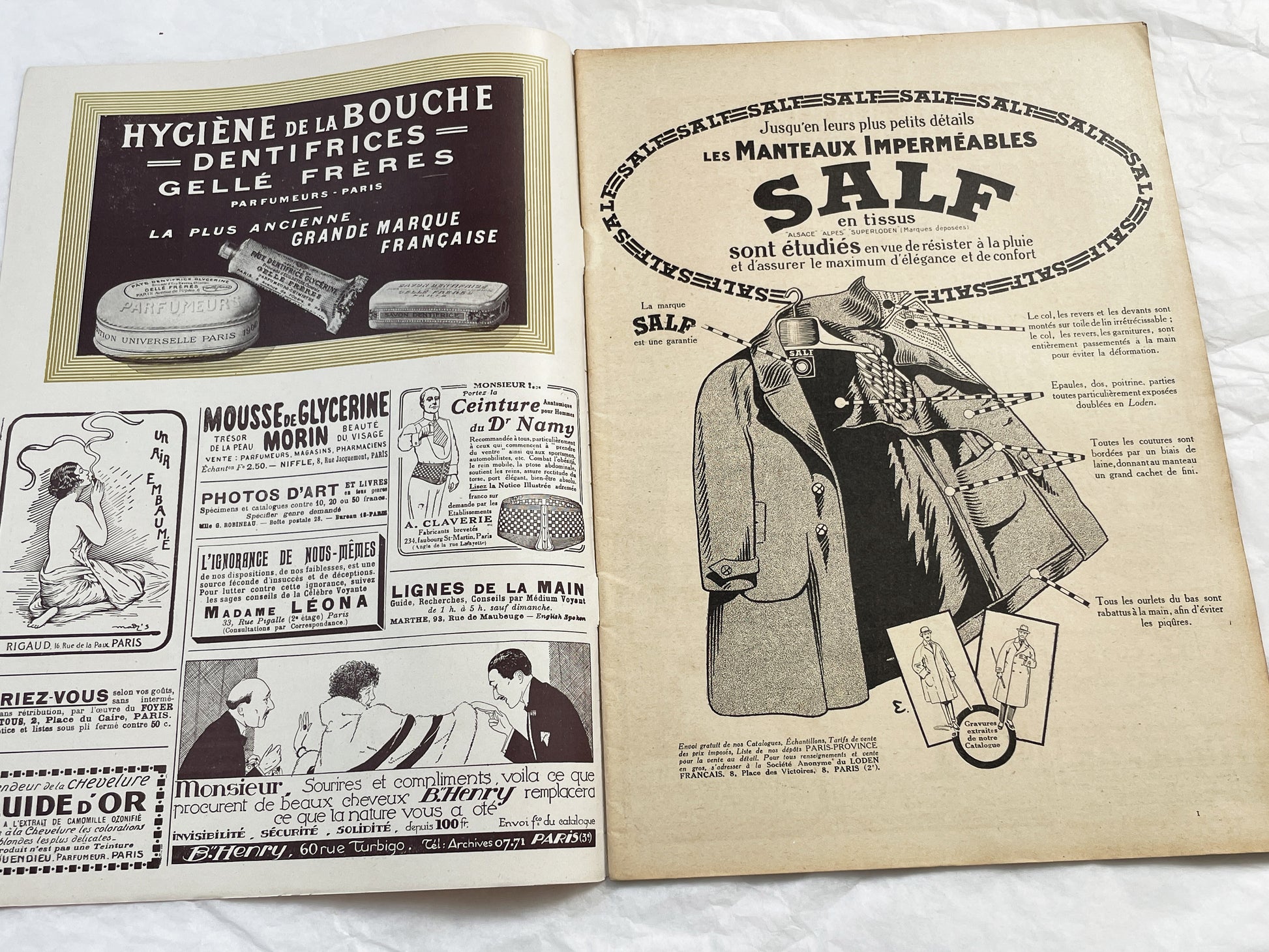 1920s - French magazine "Fantasio" with articles, photos, advertising, etc. - 1922 - 36 pages