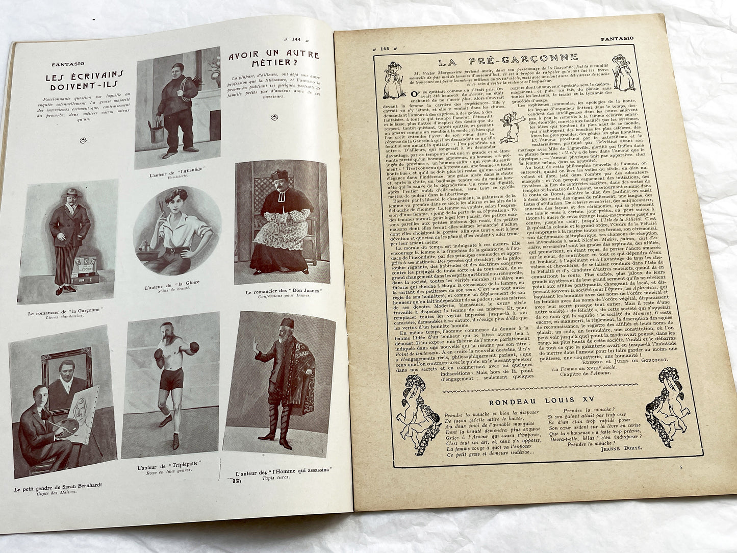 1920s - French magazine "Fantasio" with articles, photos, advertising, etc. - 1922 - 36 pages