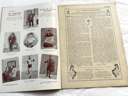 1920s - French magazine "Fantasio" with articles, photos, advertising, etc. - 1922 - 36 pages