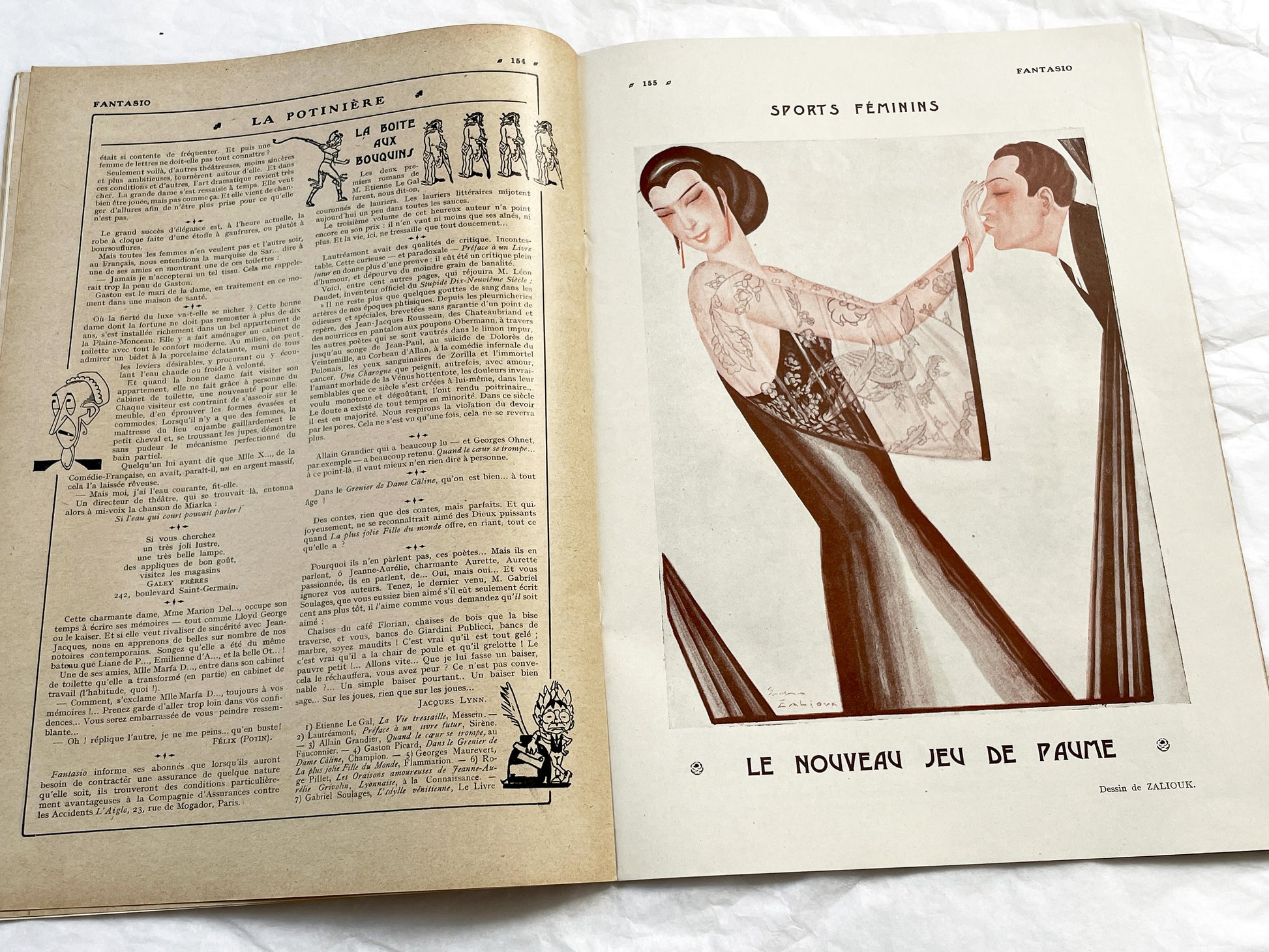 1920s - French magazine "Fantasio" with articles, photos, advertising, etc. - 1922 - 36 pages