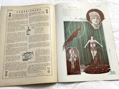 1920s - French magazine "Fantasio" with articles, photos, advertising, etc. - 1922 - 36 pages