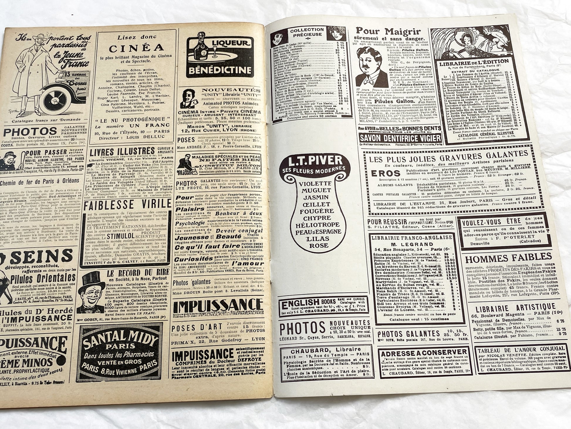 1920s - French magazine "Fantasio" with articles, photos, advertising, etc. - 1922 - 36 pages