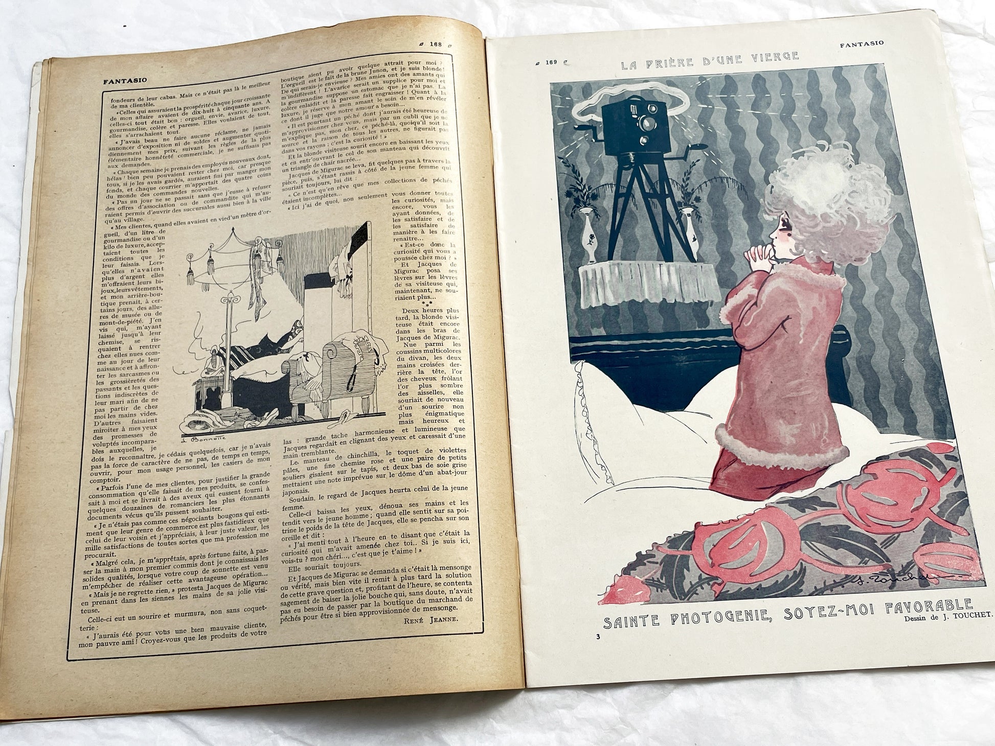 1920s - French magazine "Fantasio" with articles, photos, advertising, etc. - 1922 - 36 pages