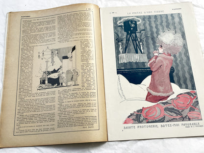 1920s - French magazine "Fantasio" with articles, photos, advertising, etc. - 1922 - 36 pages