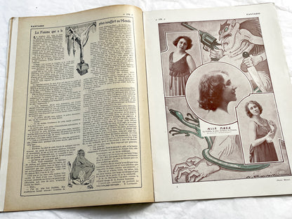 1920s - French magazine "Fantasio" with articles, photos, advertising, etc. - 1922 - 36 pages