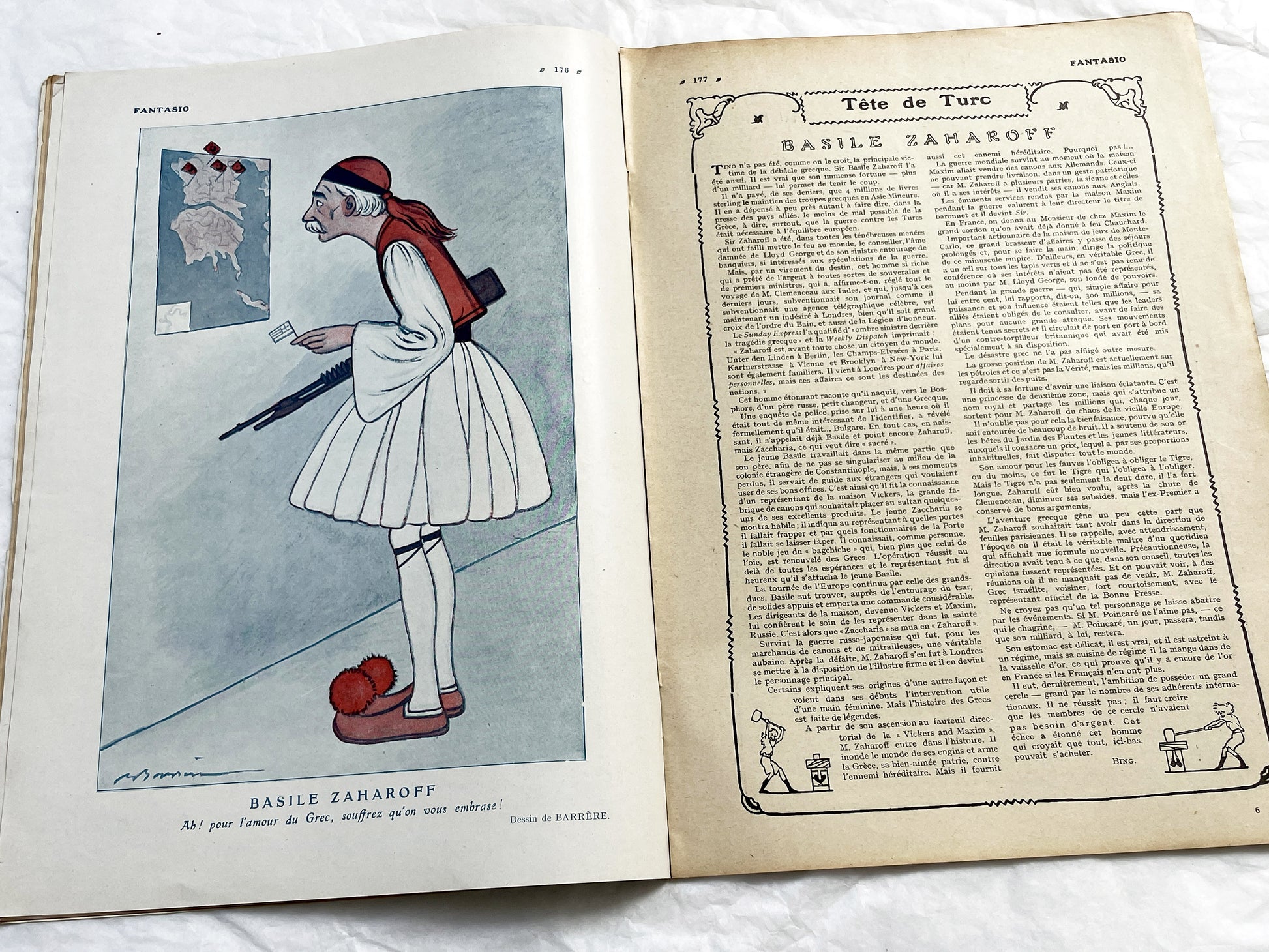 1920s - French magazine "Fantasio" with articles, photos, advertising, etc. - 1922 - 36 pages