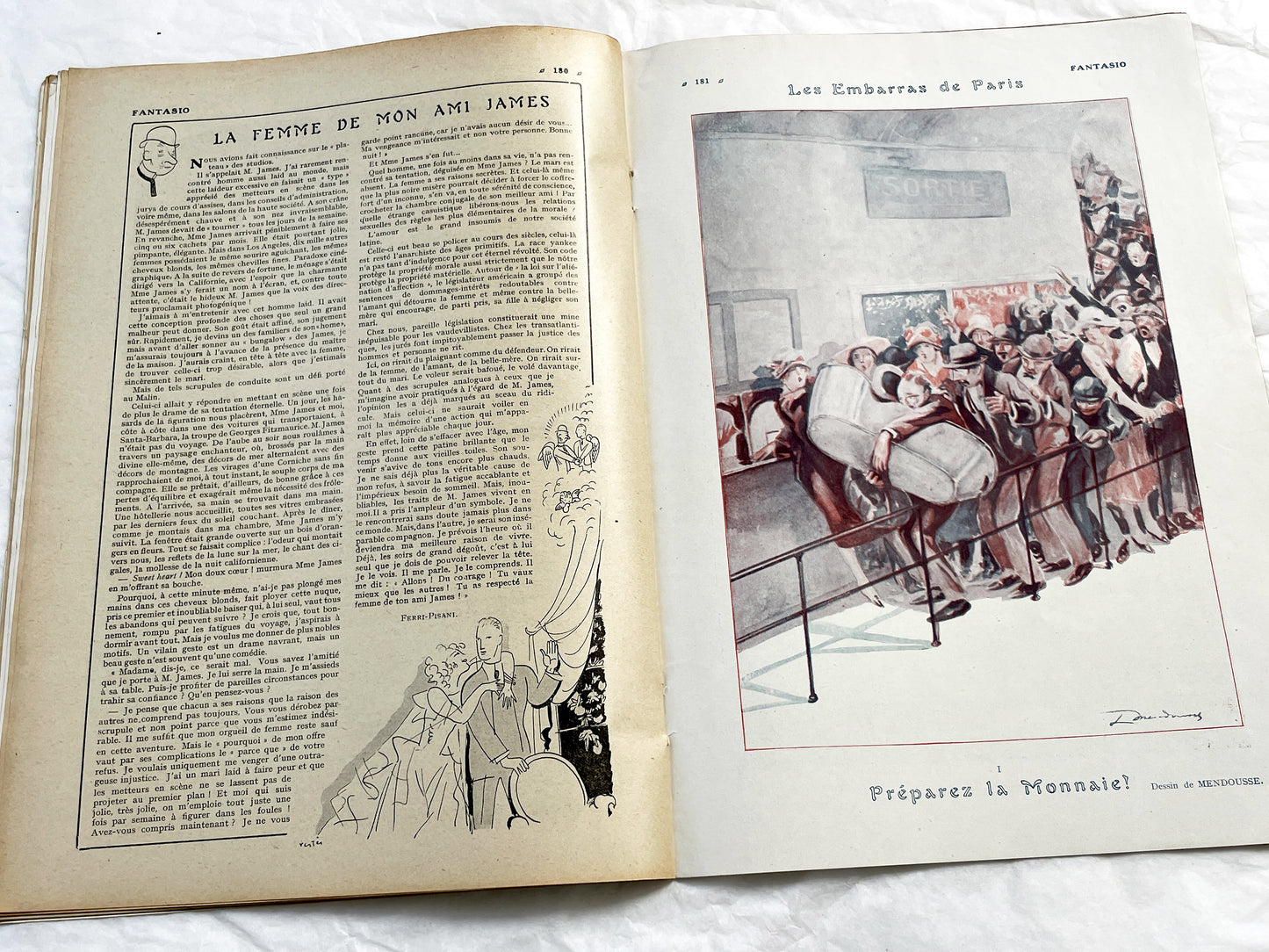 1920s - French magazine "Fantasio" with articles, photos, advertising, etc. - 1922 - 36 pages