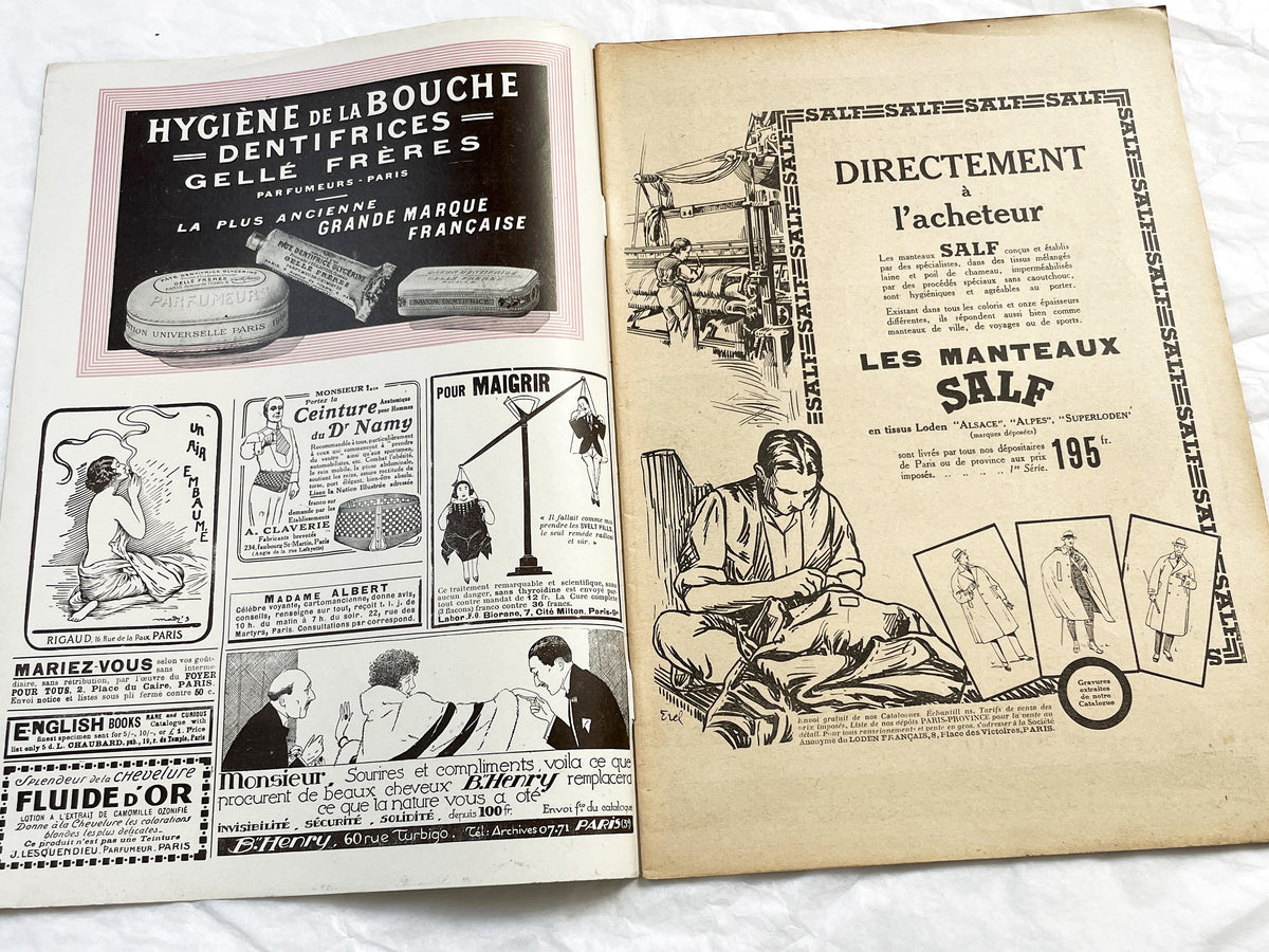 1920s - French magazine "Fantasio" with articles, photos, advertising, etc. - 1922 - 36 pages