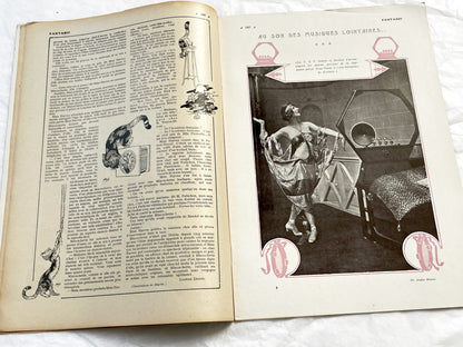 1920s - French magazine "Fantasio" with articles, photos, advertising, etc. - 1922 - 36 pages