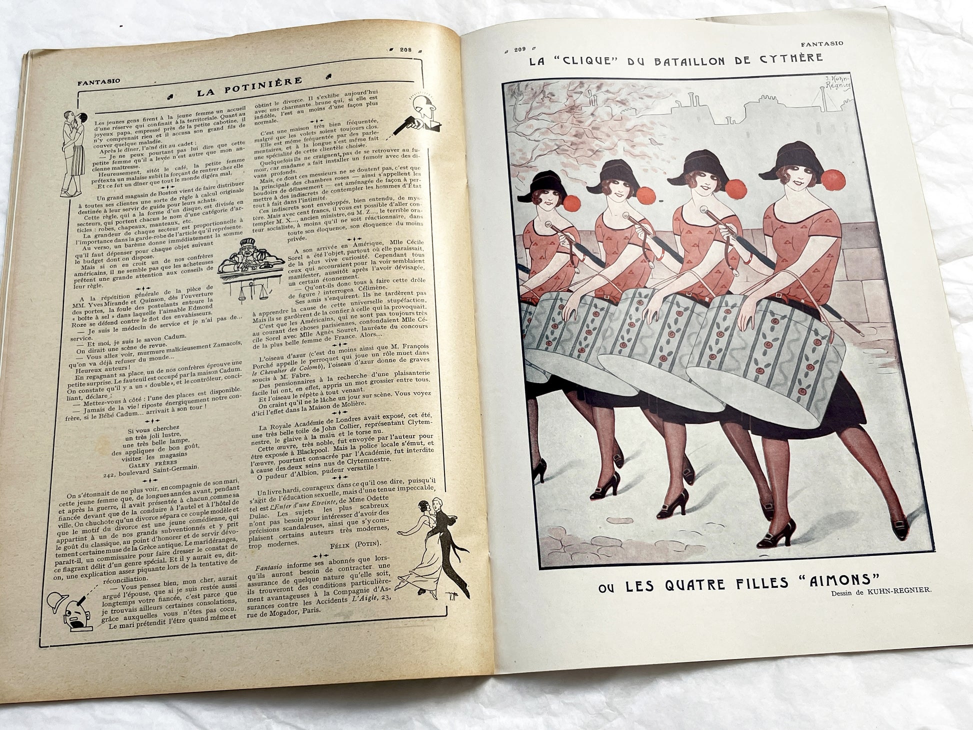 1920s - French magazine "Fantasio" with articles, photos, advertising, etc. - 1922 - 36 pages