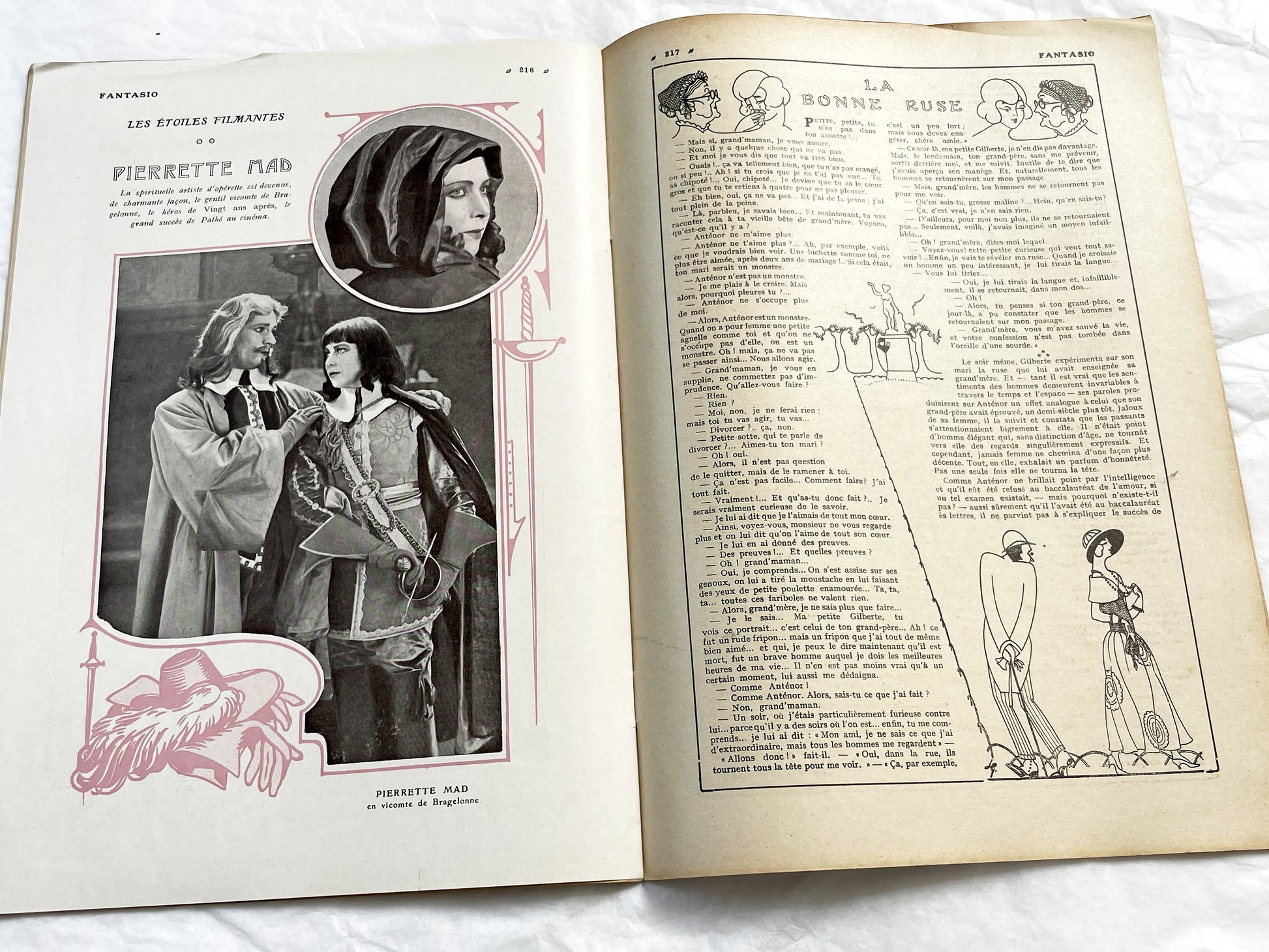 1920s - French magazine "Fantasio" with articles, photos, advertising, etc. - 1922 - 36 pages