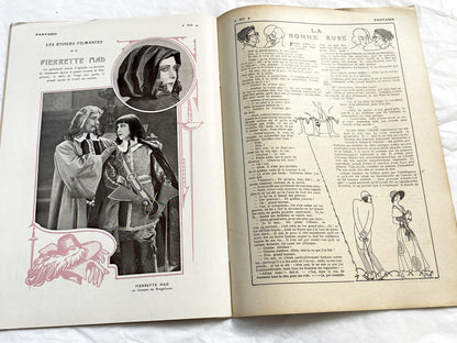 1920s - French magazine "Fantasio" with articles, photos, advertising, etc. - 1922 - 36 pages