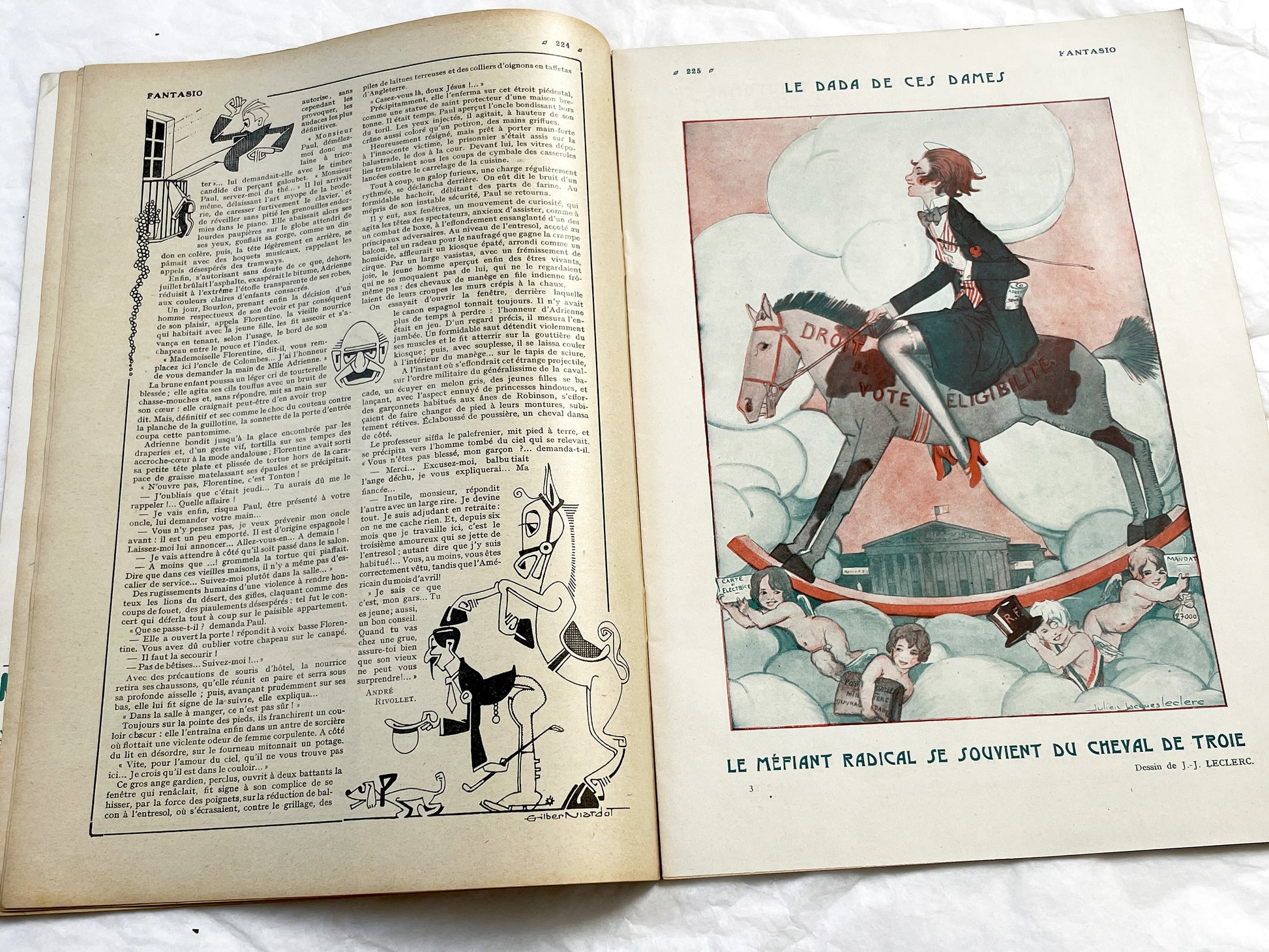 1920s - French magazine "Fantasio" with articles, photos, advertising, etc. - 1922 - 36 pages