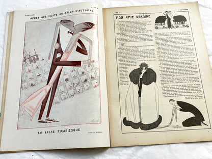 1920s - French magazine "Fantasio" with articles, photos, advertising, etc. - 1922 - 36 pages