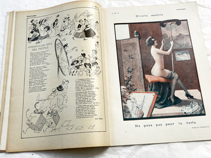 1920s - French magazine "Fantasio" with articles, photos, advertising, etc. - 1922 - 36 pages
