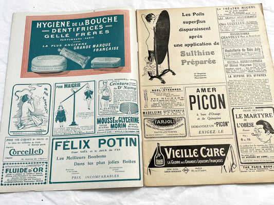 1920s - French magazine "Fantasio" with articles, photos, advertising, etc. - 1922 - 36 pages