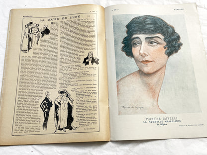 1920s - French magazine "Fantasio" with articles, photos, advertising, etc. - 1922 - 36 pages