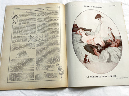 1920s - French magazine "Fantasio" with articles, photos, advertising, etc. - 1922 - 36 pages