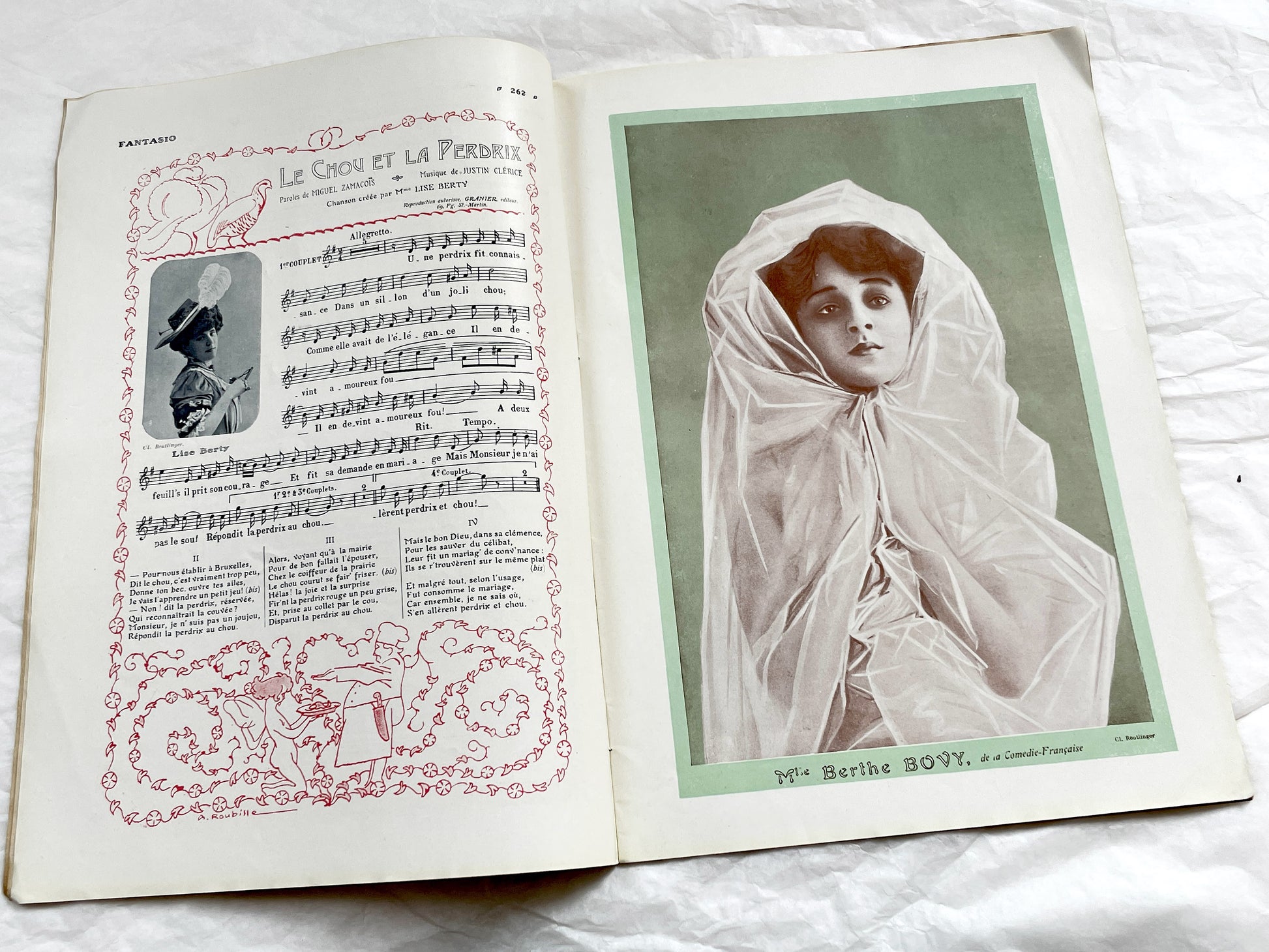 1900s - French magazine "Fantasio" with articles, photos, advertising, etc. - 1907 - 36 pages - Without cover pages