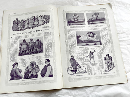 1900s - French magazine "Fantasio" with articles, photos, advertising, etc. - 1907 - 36 pages - Without cover pages