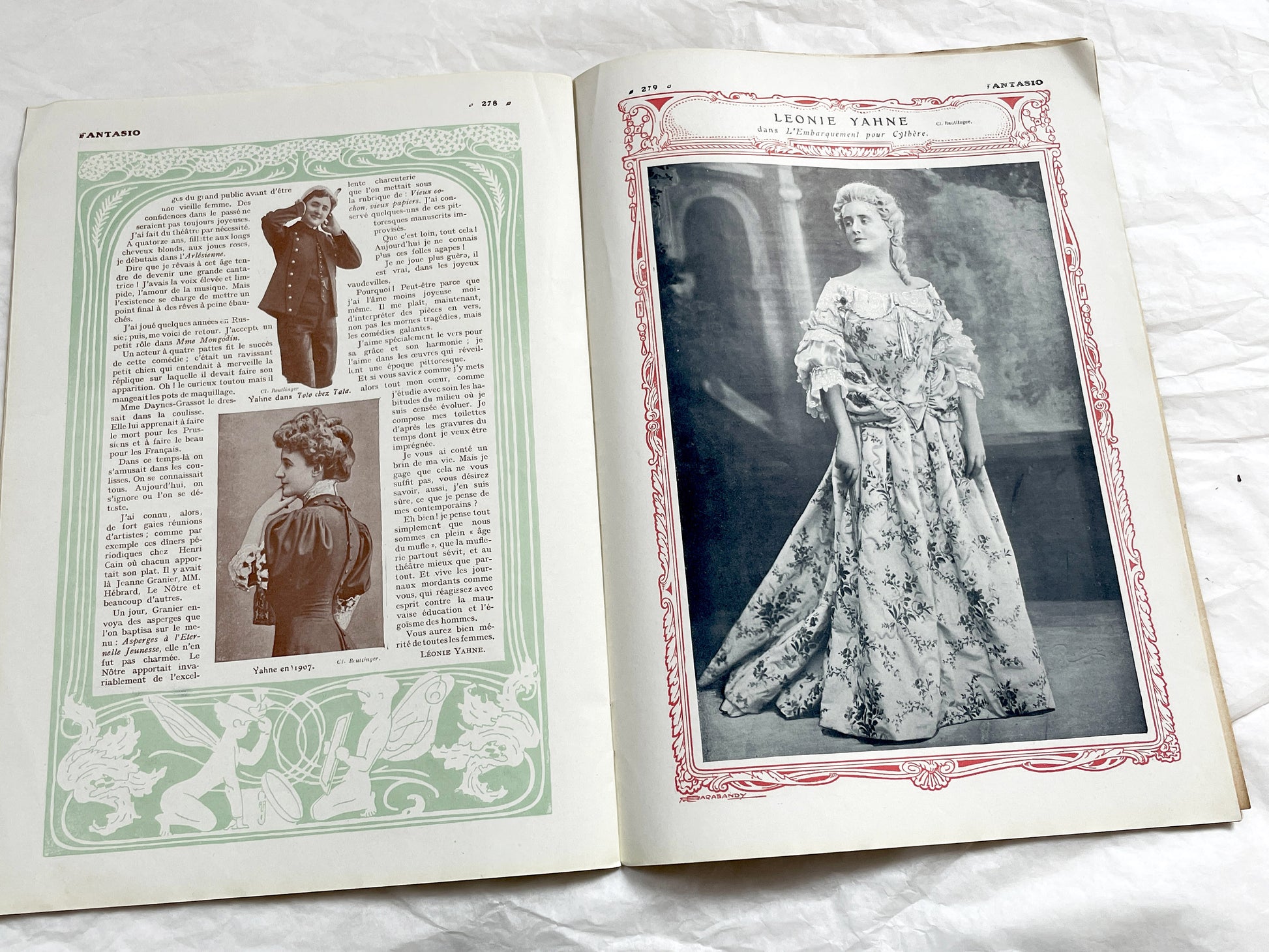 1900s - French magazine "Fantasio" with articles, photos, advertising, etc. - 1907 - 36 pages - Without cover pages