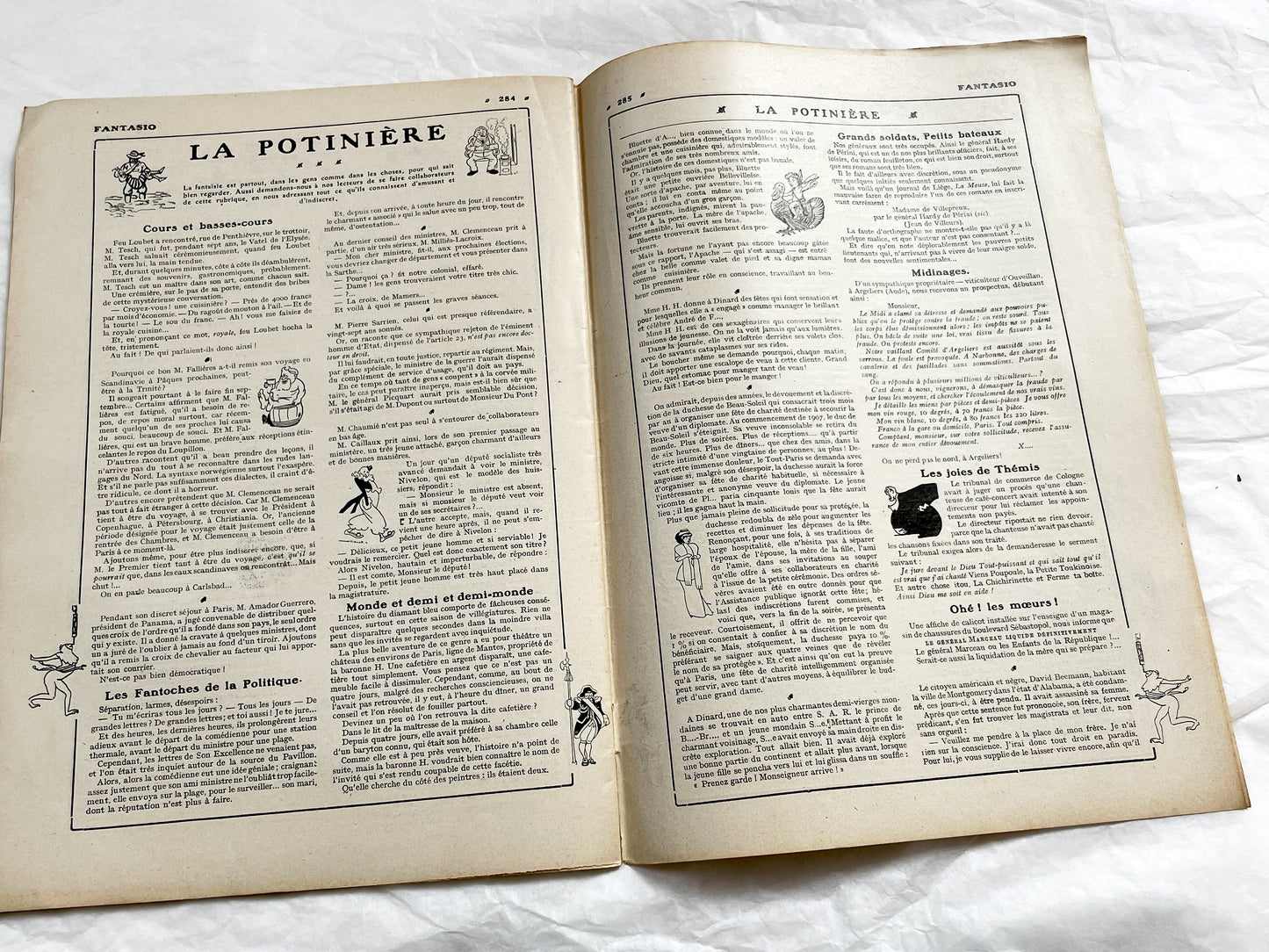 1900s - French magazine "Fantasio" with articles, photos, advertising, etc. - 1907 - 36 pages - Without cover pages