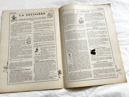 1900s - French magazine "Fantasio" with articles, photos, advertising, etc. - 1907 - 36 pages - Without cover pages