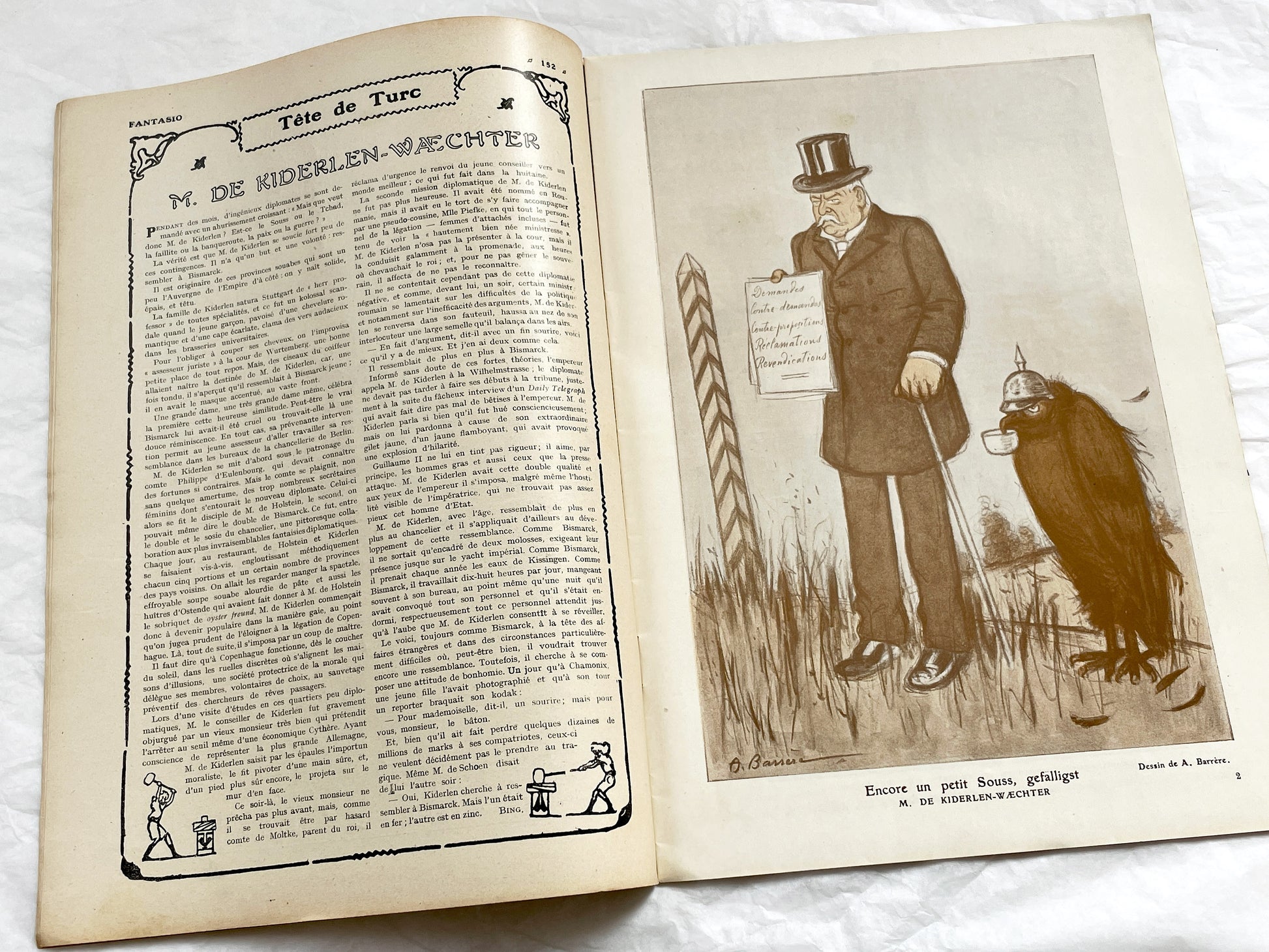 1910s - French magazine "Fantasio" with articles, photos, advertising, etc. - 36 pages - Without cover pages