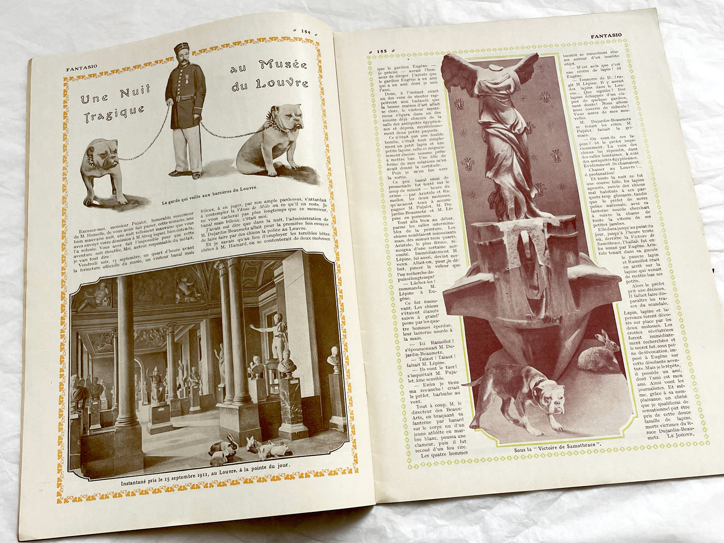 1910s - French magazine "Fantasio" with articles, photos, advertising, etc. - 36 pages - Without cover pages