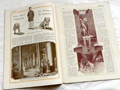1910s - French magazine "Fantasio" with articles, photos, advertising, etc. - 36 pages - Without cover pages